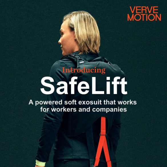SafeLift Powered Soft Exosuit For Workers Verve Motion